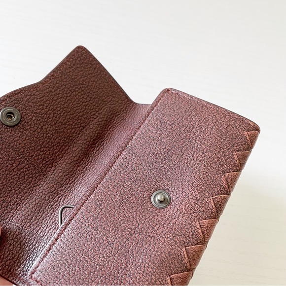 Bottega Veneta brown intrecciato leather key wallet - Picture 5 of 11